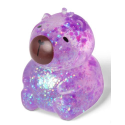 SCRUNCHEMS Cabybara Glittery Sugar Fidget Squish Squeeze Toy Assortment