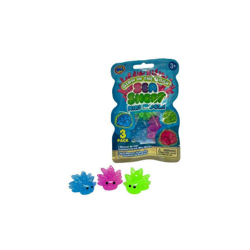 Glow In The Dark Sea Sheep Mini Mochi Fidget Squish Squeeze Toy