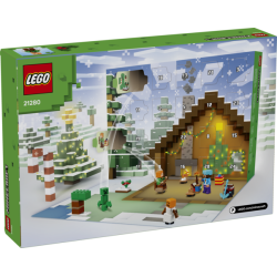 LEGO Minecraft Advent Calendar 2025 Toy for Kids 21280