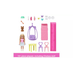Barbie Chelsea Pop-Up Doll House with Doll & Accessories