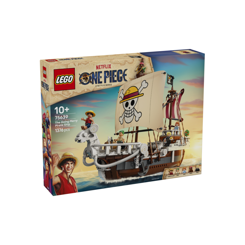 LEGO ONE PIECE The Going Merry Pirate Ship, Boat Toy 75639
