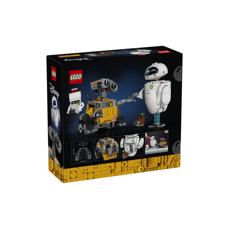 LEGO ǀ Disney and Pixar WALL-E and EVE Set for Adults 43279