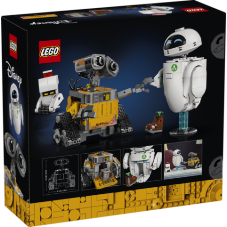 LEGO Disney and Pixar WALL-E and EVE Set for Adults 43279