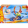Hot Wheels Toy Car Track Set Stunt Track Mid-Air Crash