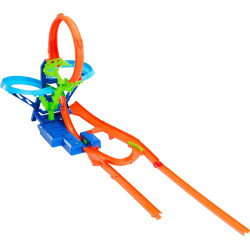 Hot Wheels Toy Car Track Set Stunt Track Mid-Air Crash