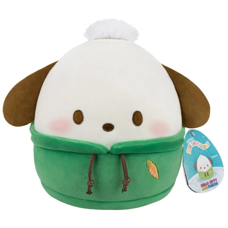 Squishmallows Original Sanrio 8" Dabodabo Hoodie Pochacco