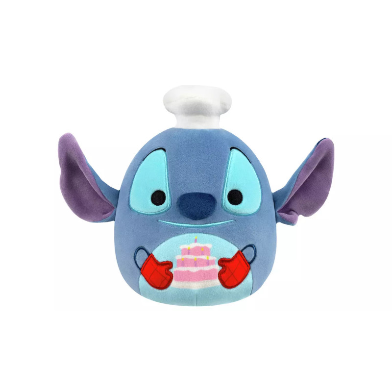 Squishmallows Original 8-Inch Disney Chef Stitch with Cake