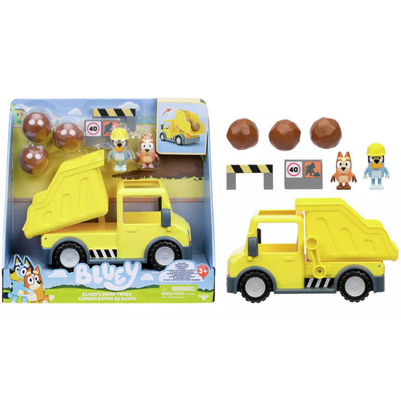 Bluey Dump Truck Construction Vehicle