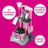 Casdon Henry & Hetty Toys - Pink Hetty Deluxe Cleaning Trolley