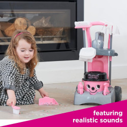 Casdon Henry & Hetty Toys - Pink Hetty Deluxe Cleaning Trolley