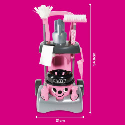 Casdon Henry & Hetty Toys - Pink Hetty Deluxe Cleaning Trolley