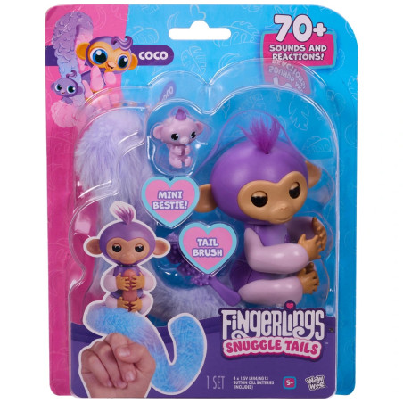 Fingerlings Snuggle Tails Monkey Coco