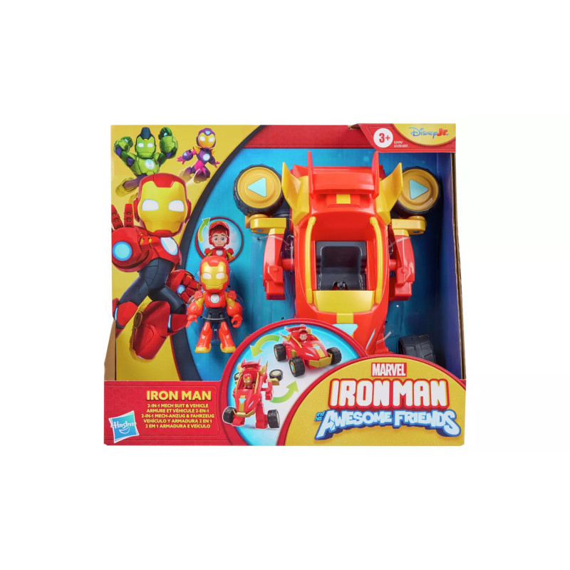 Marvel Iron Man 2-in-1 Mech Suit & Vehicle Figure