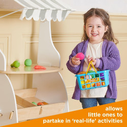 Casdon Shopping Basket Fruit & Vegetables