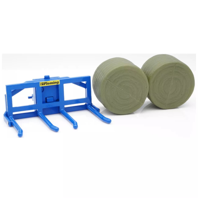 Britains Fleming Double Bale Lifter 43265 - 1:32 Scale Tractor Toy