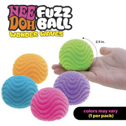 Needoh Fuzz Ball Wonder Waves Squish Stress Ball Assortment
