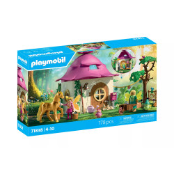 Playmobil Cozy Fairy Home with Golden Unicorn 71838