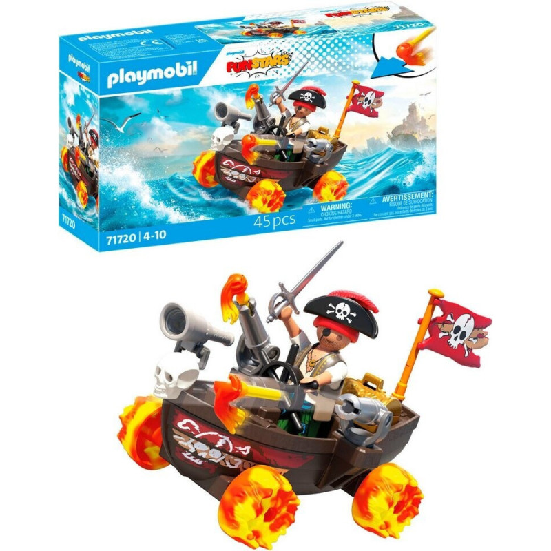 Playmobil Fun Stars Racing Pirate Boat Car 71720