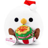 Zuru Snackles Christmas 14" Snowman Holding Chupa Chups Candy Cane Lollipop Cuddly Plush Toy