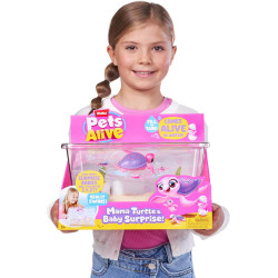Pets Alive Mama Turtle Surprise by ZURU Interactive Robot Toy Pet Turtle
