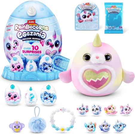 Rainbocorns Eggzania Frozen Mania by ZURU Collectible Plush Toy Assortment