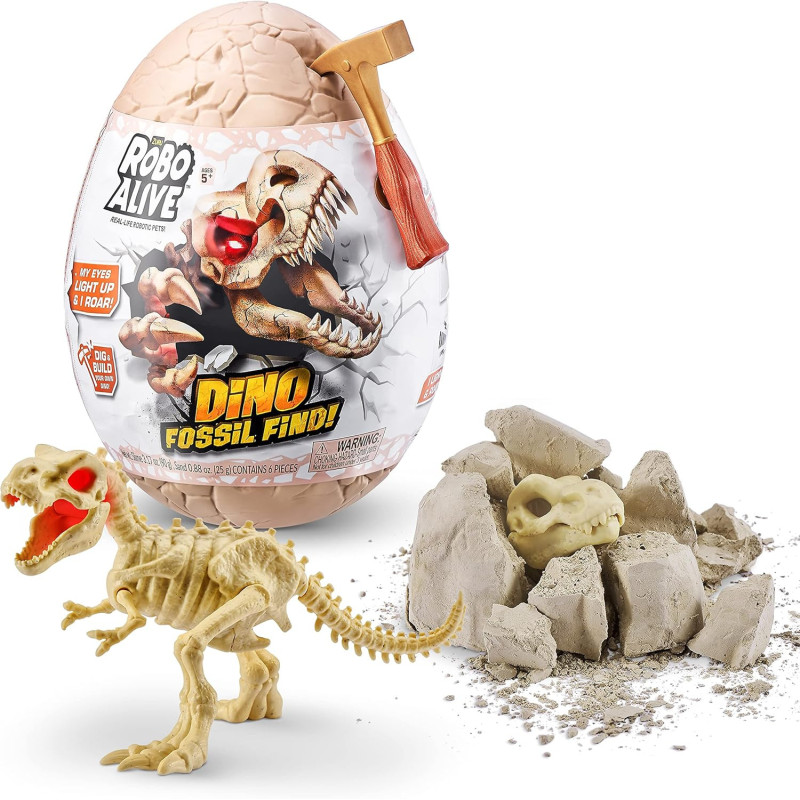 ROBO ALIVE Surprise Dino Fossil Find! Robotic Dinosaur Toy Assortment