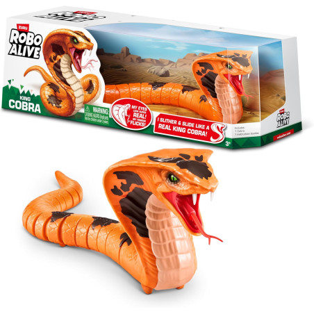 ROBO ALIVE King Cobra by ZURU, Battery-Powered Robotic Moving Snake Toy