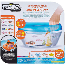 ROBO ALIVE Swim'n Fish Bowl Robotic Fish Tank Playset by Zuru