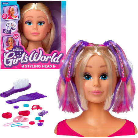 John Adams Girl's World Styling Head