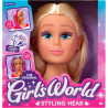 John Adams Girl's World Styling Head