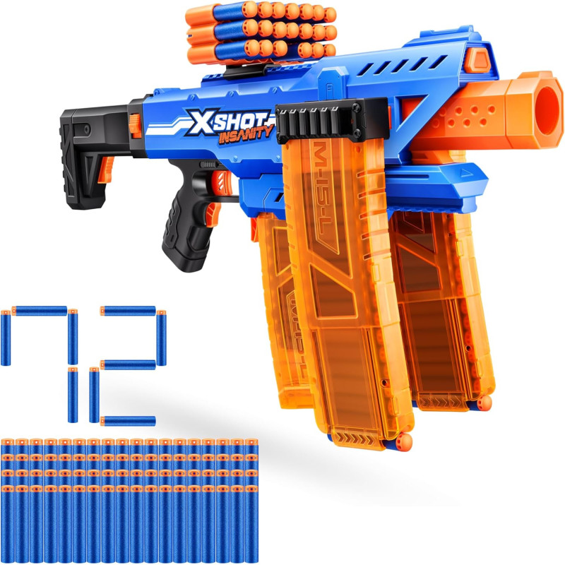 XSHOT Insanity Motorized Clip Blaster Air Pocket by ZURU
