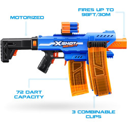 XSHOT Insanity Motorized Clip Blaster Air Pocket by ZURU