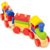 KandyToys Baby Toys Wooden Blocks Train Set