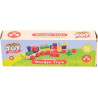 KandyToys Baby Toys Wooden Blocks Train Set