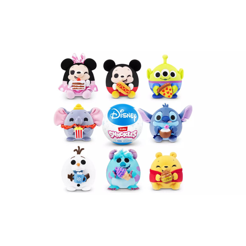 Snackles Licensed Character Disney 5-inch Plush Toy by ZURU Assortment