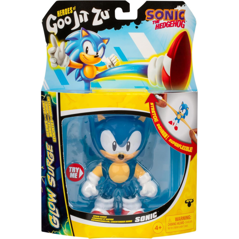 Heroes of Goo Jit Zu Sonic the Hedgehog Glow Surge Sonic