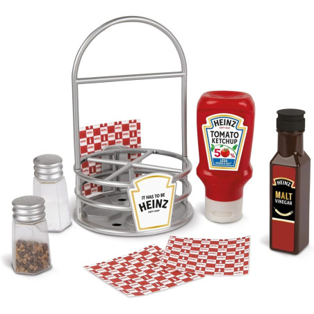 Casdon Heinz Sauce Caddy- 9-Piece Play Kitchen Set