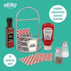 Casdon Heinz Sauce Caddy- 9-Piece Play Kitchen Set