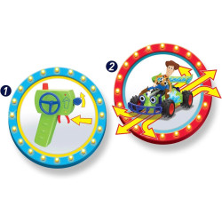 Disney Pixar Toy Story Turbo Buggy With Woody Radio Control Car RC