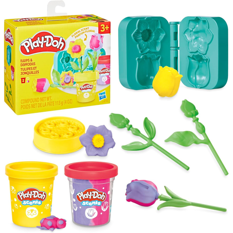Play-Doh Tulips & Daffodils Flower Toy