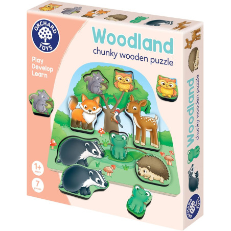 Orchard Toys Woodland Chunky Wooden Puzzle