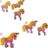 Hama 3454 Ironing Beads 3D Unicorns Small Gift Pack