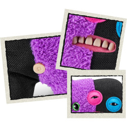 Fuggler Misfit Monsters Reekalien - Purple & Black Plush Soft Toy