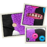 Fuggler Misfit Monsters Reekalien - Purple & Black Plush Soft Toy