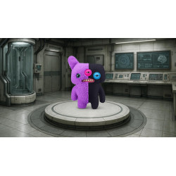 Fuggler Misfit Monsters Reekalien - Purple & Black Plush Soft Toy