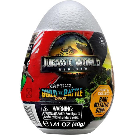 Jurassic World REBIRTH Captivz Build & Battle Small Slime Surprise Egg Assortment
