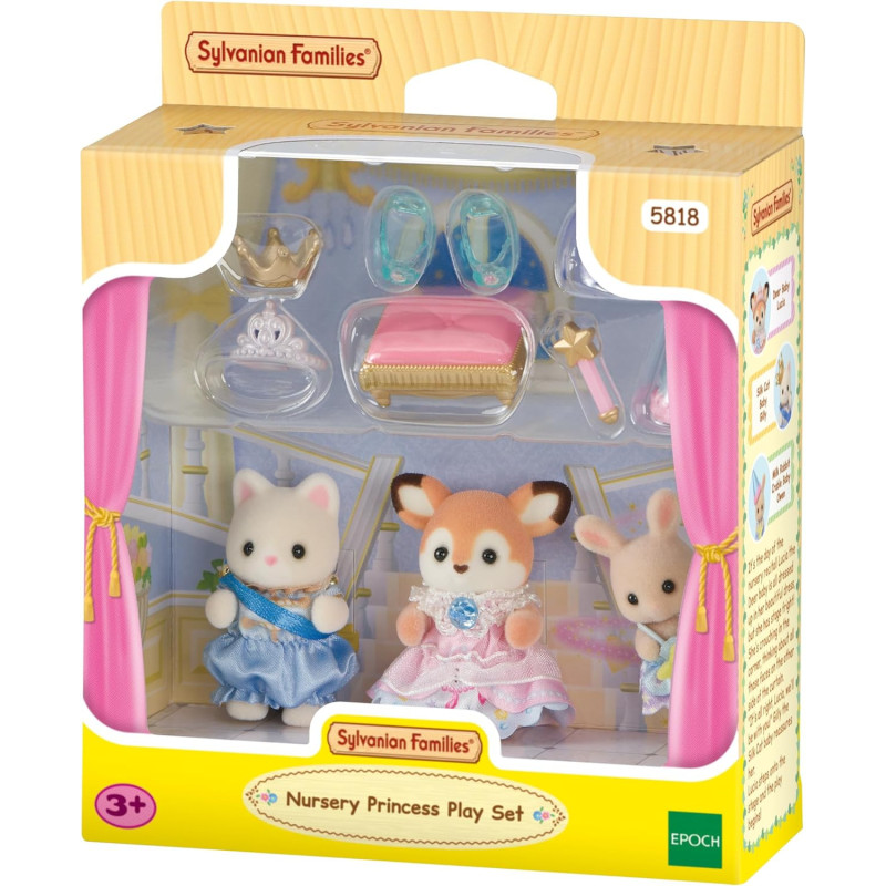 Sylvanian Families - 5818 Nursery Princess Play Set - Dollhouse Playsets