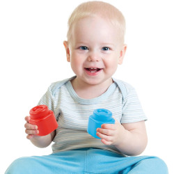 Clementoni Soft Clemmy Baby Soft Blocks - Clemmy Bag 20 Pieces