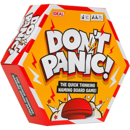 Don't Panic: The quick thinking naming board game! Includes Electronic Timer