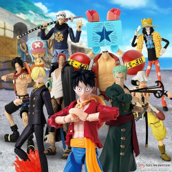 Anime Heroes One Piece Figures Monkey D. Luffy Action Figure